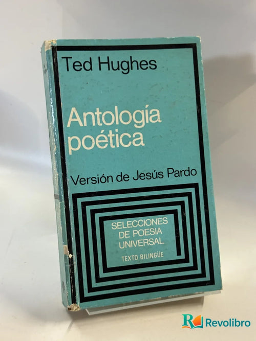Portada de Antología poética de Ted Hughes, libro de segunda mano