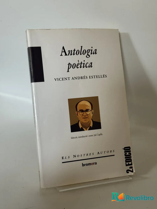 Portada de Antologia poètica de Vicent Andrés Estellés, libro de segunda mano