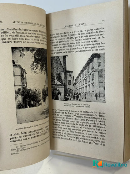 Foto 4 de Apuntes Históricos de Logroño de no disponible, libro de segunda mano