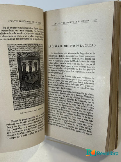 Foto 5 de Apuntes Históricos de Logroño de no disponible, libro de segunda mano