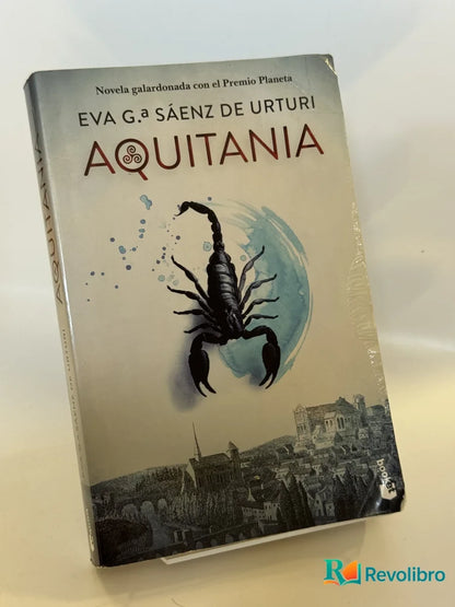 Portada de Aquitania de Eva G. Sáenz de Urturi, libro de segunda mano
