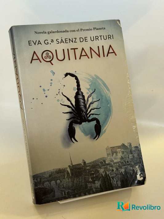 Portada de Aquitania de Eva G. Sáenz de Urturi, libro de segunda mano