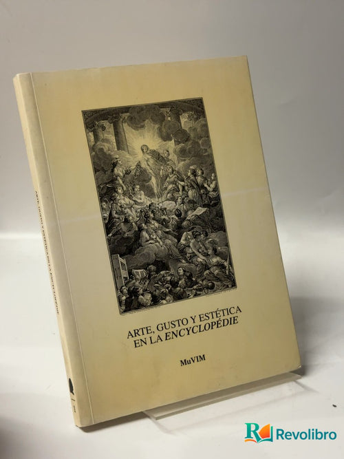 Portada de Arte, gusto y estética en la enciclopédie de VV. AA., libro de segunda mano
