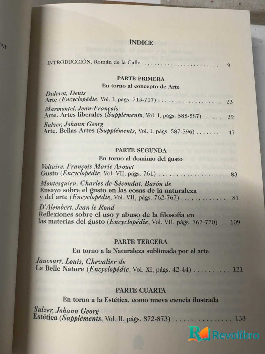 Foto 4 de Arte, gusto y estética en la enciclopédie de VV. AA., libro de segunda mano
