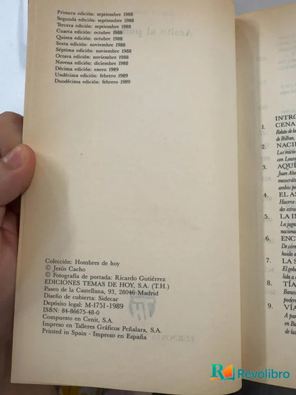 Foto 3 de Asalto al poder de Jesús Cacho, libro de segunda mano