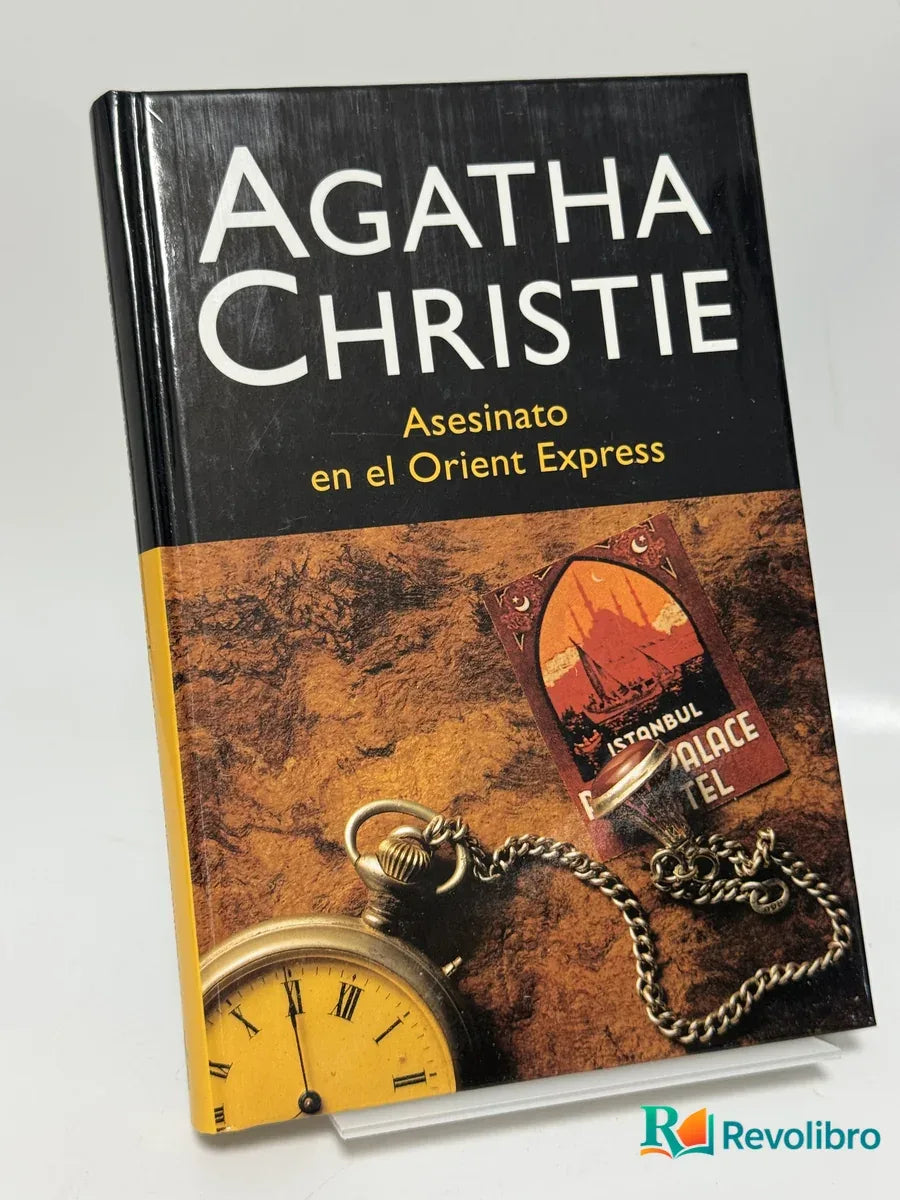 Portada de Asesinato en el Orient Express de Agatha Christie, libro de segunda mano