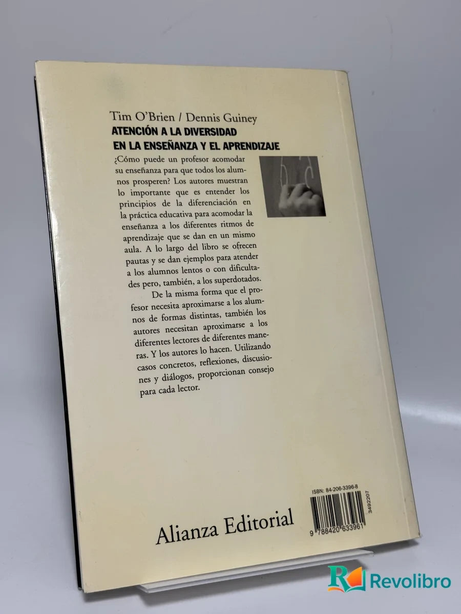 Foto 2 de Atención a la Diversidad en la Enseñanza y el Aprendizaje de Tim O'Brien, libro de segunda mano