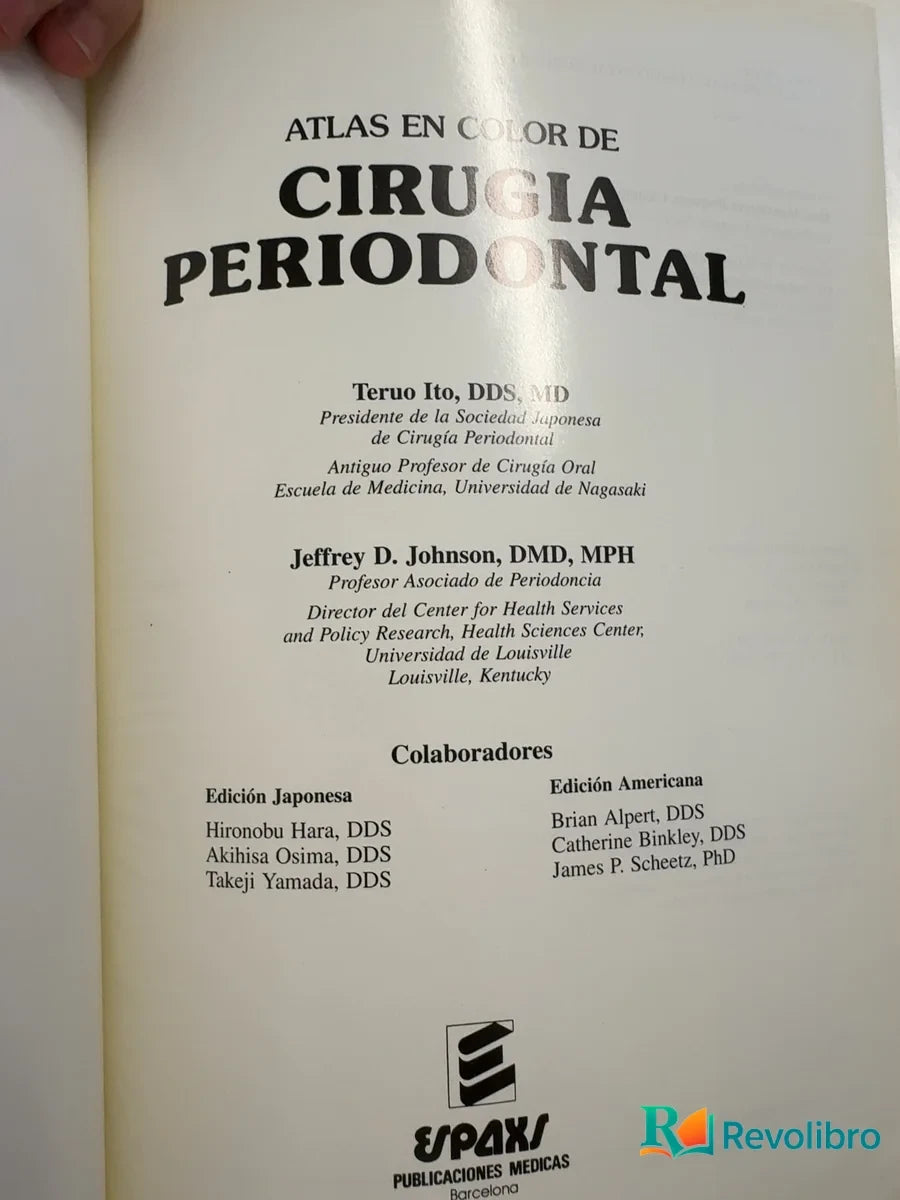 Foto 3 de Atlas en color de cirugía periodontal - 1ª edición de Teruo Ito, libro de segunda mano
