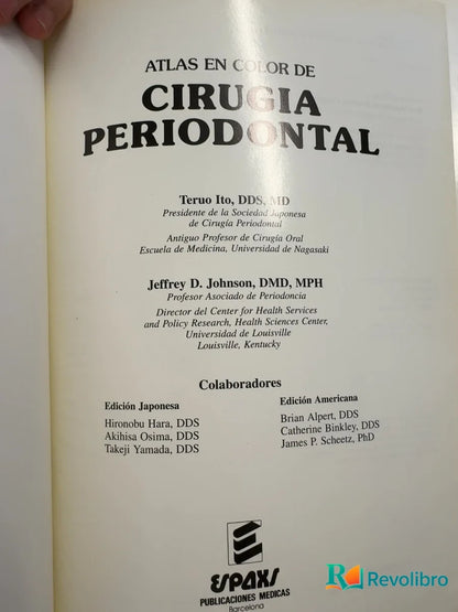 Foto 3 de Atlas en color de cirugía periodontal - 1ª edición de Teruo Ito, libro de segunda mano