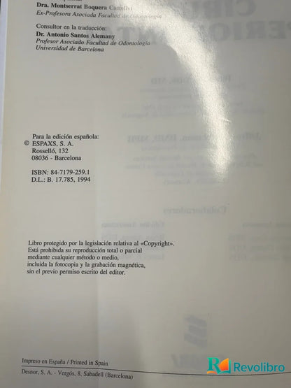 Foto 4 de Atlas en color de cirugía periodontal - 1ª edición de Teruo Ito, libro de segunda mano
