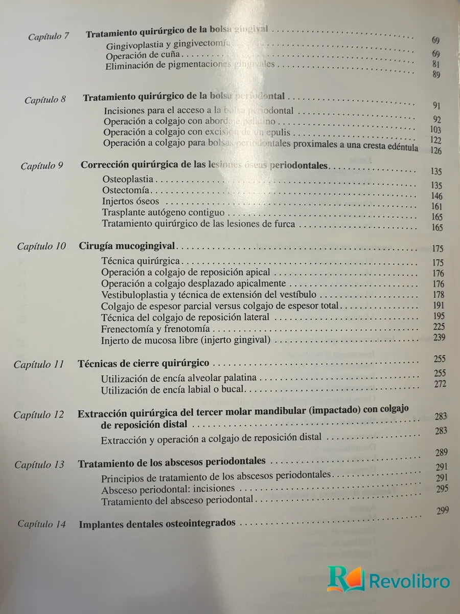 Foto 6 de Atlas en color de cirugía periodontal - 1ª edición de Teruo Ito, libro de segunda mano