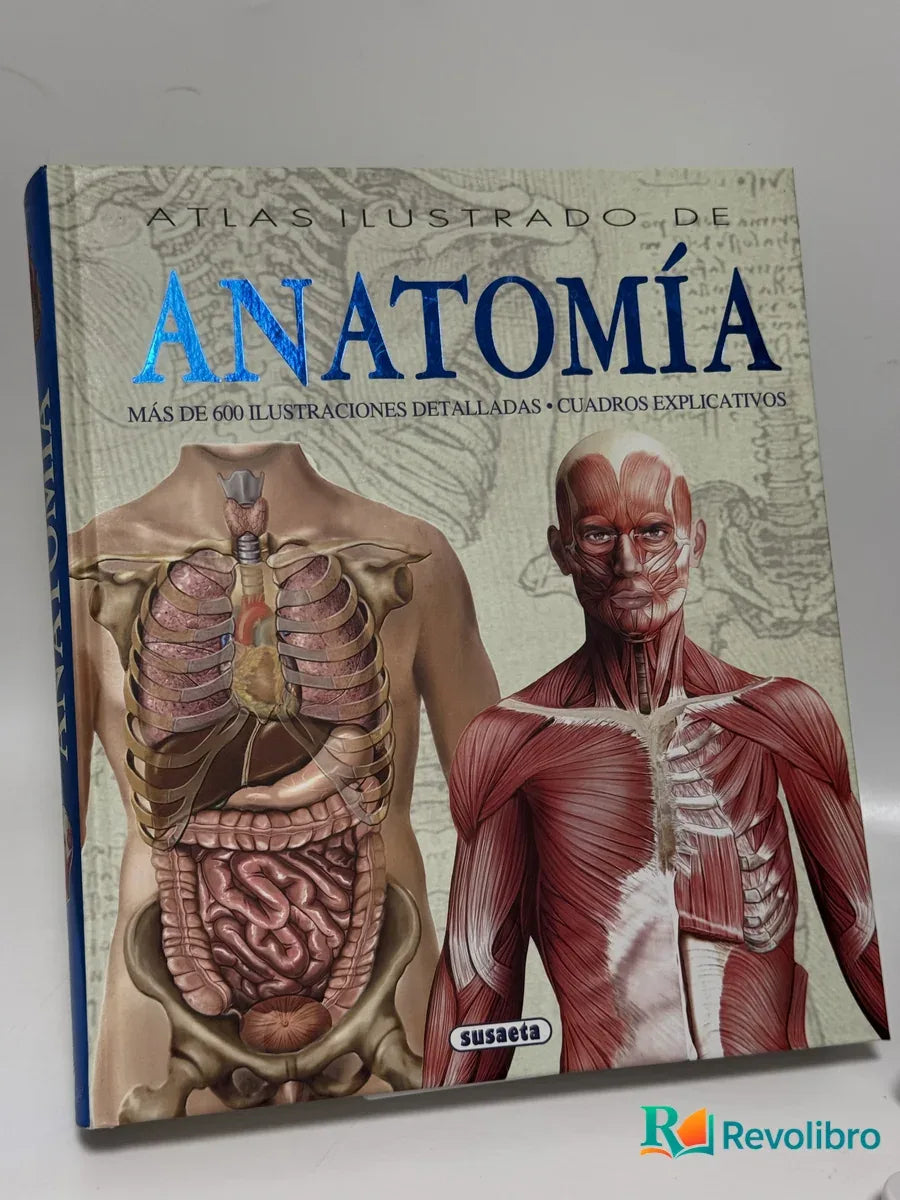 Portada de Atlas Ilustrado de Anatomía de Adriana Rigutti, libro de segunda mano