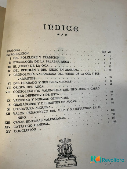 Foto 4 de Aucología Valenciana de RAFAEL GANANO LLUCH, libro de segunda mano
