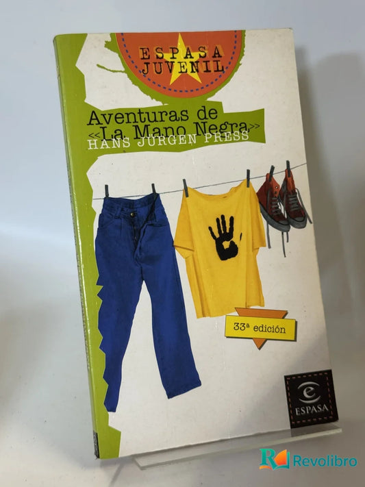 Portada de Aventuras de "La Mano Negra" de Hans Jurgen Press, libro de segunda mano
