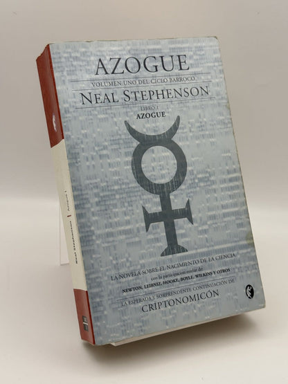 Portada de Azogue de Neal Stephenson, libro de segunda mano