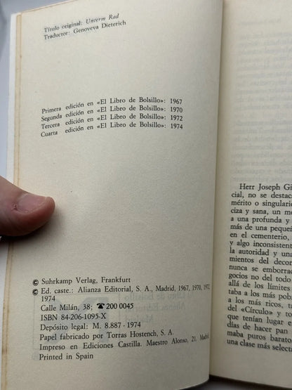 Foto 2 de Bajo las ruedas - Hermann Hesse de Hermann Hesse, libro de segunda mano