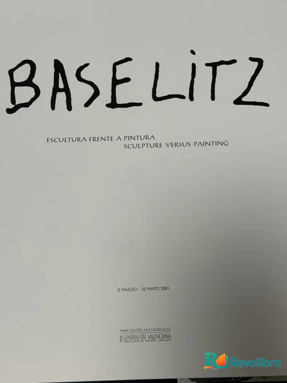 Foto 2 de Baselitz Escultura frente a pintura de Georg Baselitz, libro de segunda mano