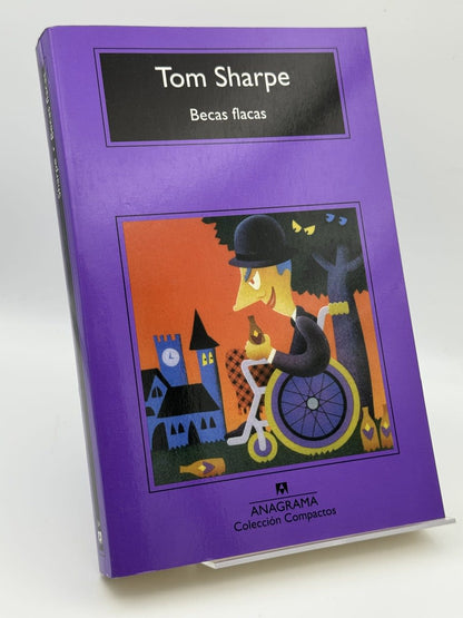 Portada de Becas flacas – Tom Sharpe de Tom Sharpe, libro de segunda mano