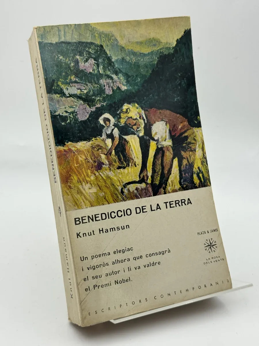Portada de Benedicció de la Terra de Knut Hamsun, libro de segunda mano