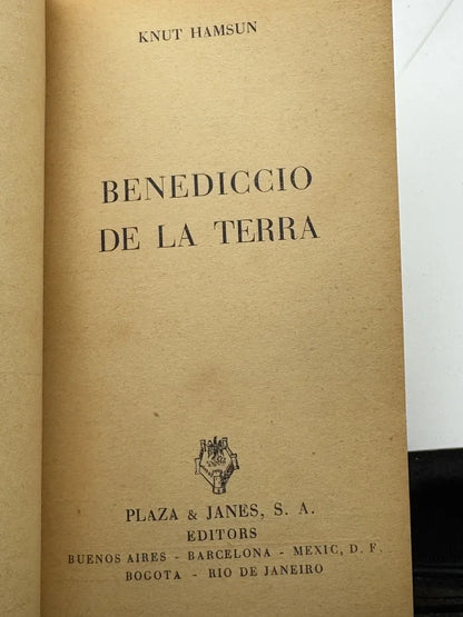 Foto 4 de BENEDICCIÓ DE LA TERRA de Knut Hamsun, libro de segunda mano