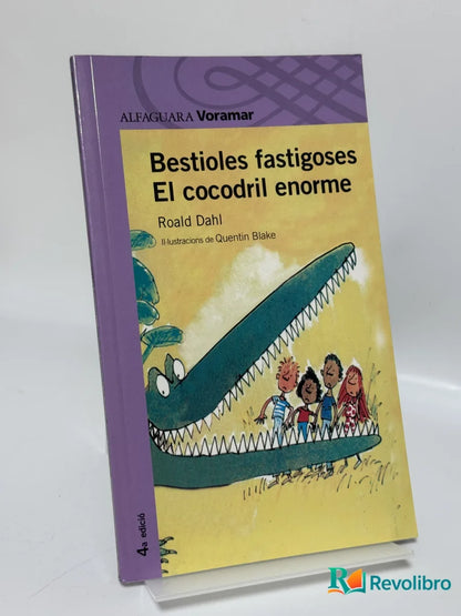 Portada de Bestioles Fatigoses y Cocodrill - Voramar de Roald Dahl, libro de segunda mano