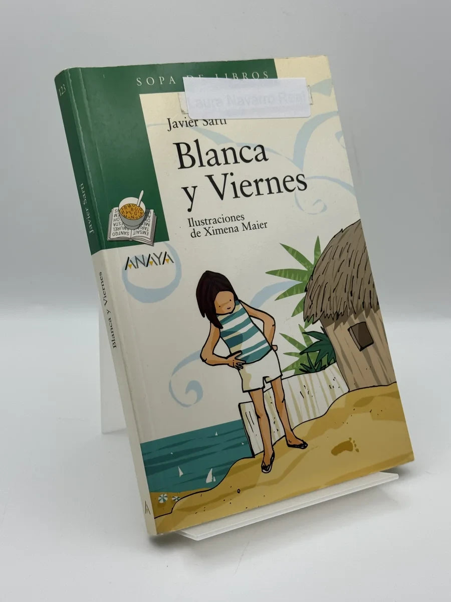 Blanca y Viernes de Javier Sarti | Libro segunda mano - Portada