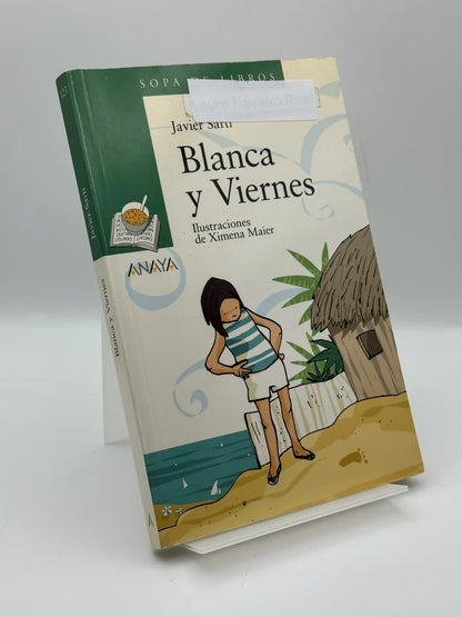 Blanca y Viernes de Javier Sarti | Libro segunda mano - Portada