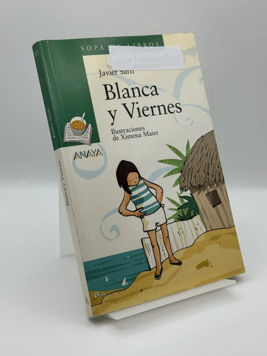 Blanca y Viernes de Javier Sarti | Libro segunda mano - Portada