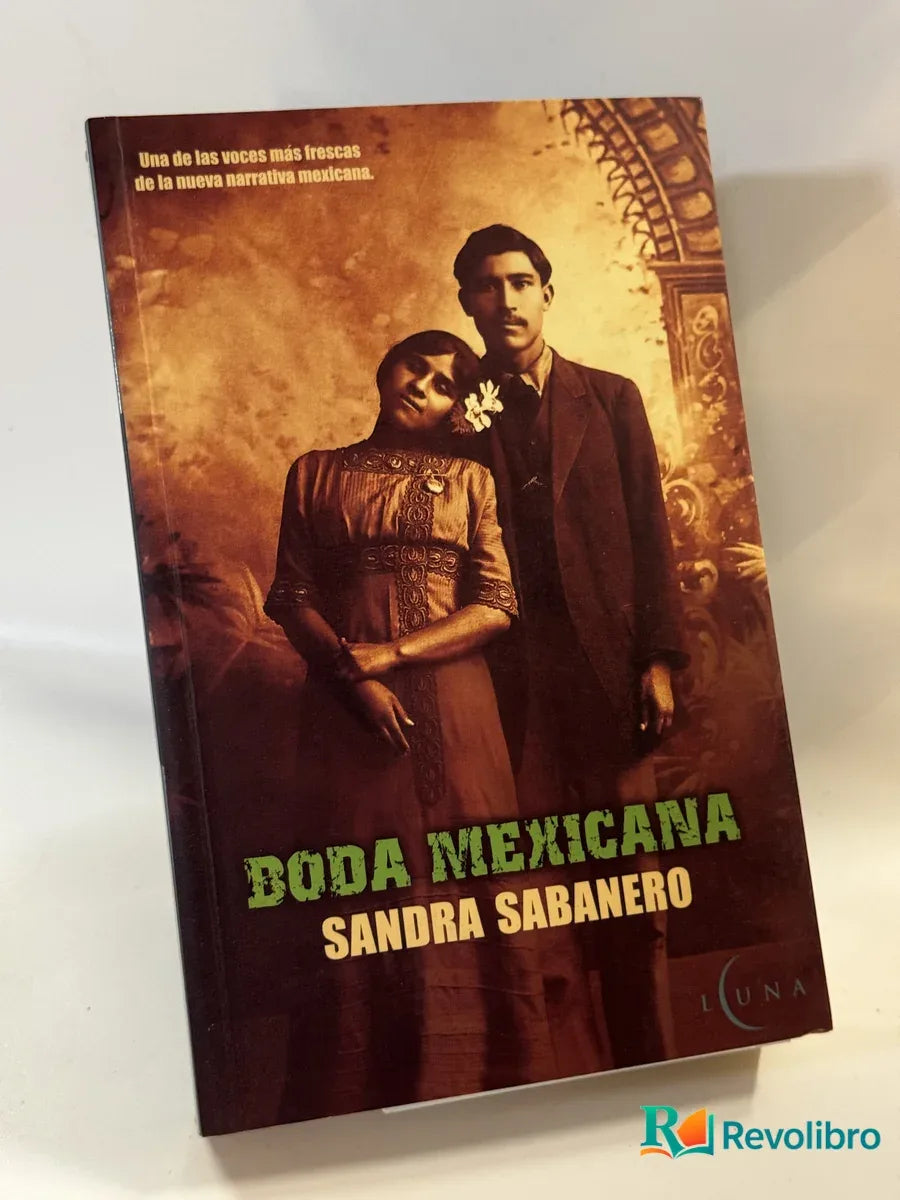 Portada de Boda Mexicana de Sandra Sabanero, libro de segunda mano