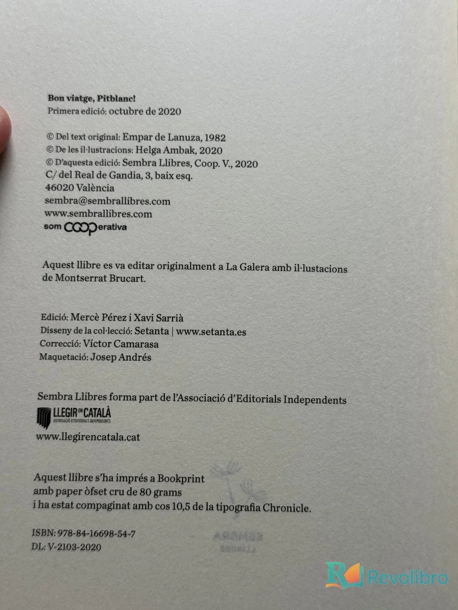 Foto 2 de Bon viatge, Pitblanc! de Empar de Lanuza, libro de segunda mano