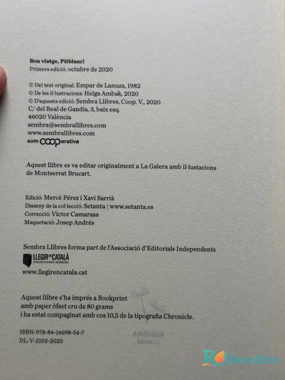Foto 2 de Bon viatge, Pitblanc! de Empar de Lanuza, libro de segunda mano