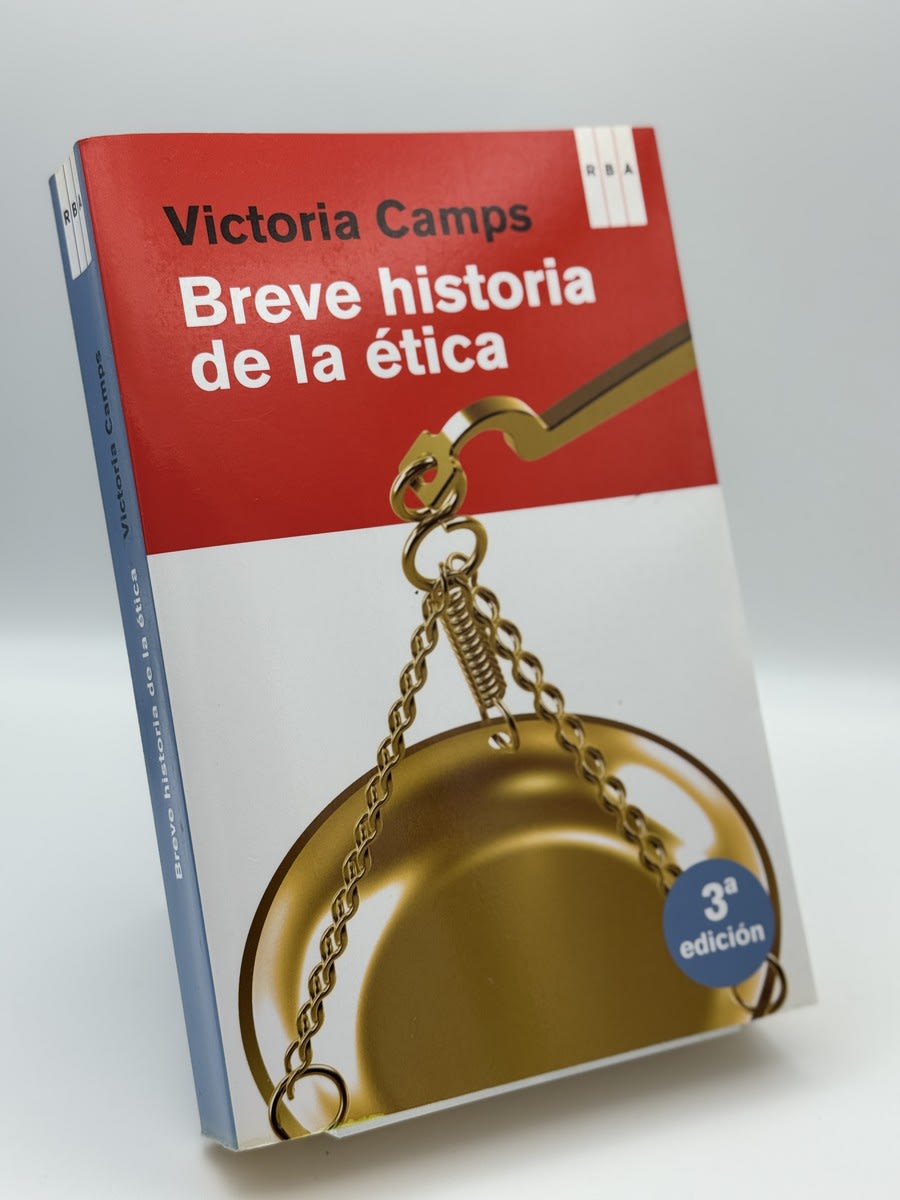 Portada de Breve historia de la ética de Victoria Camps, libro de segunda mano