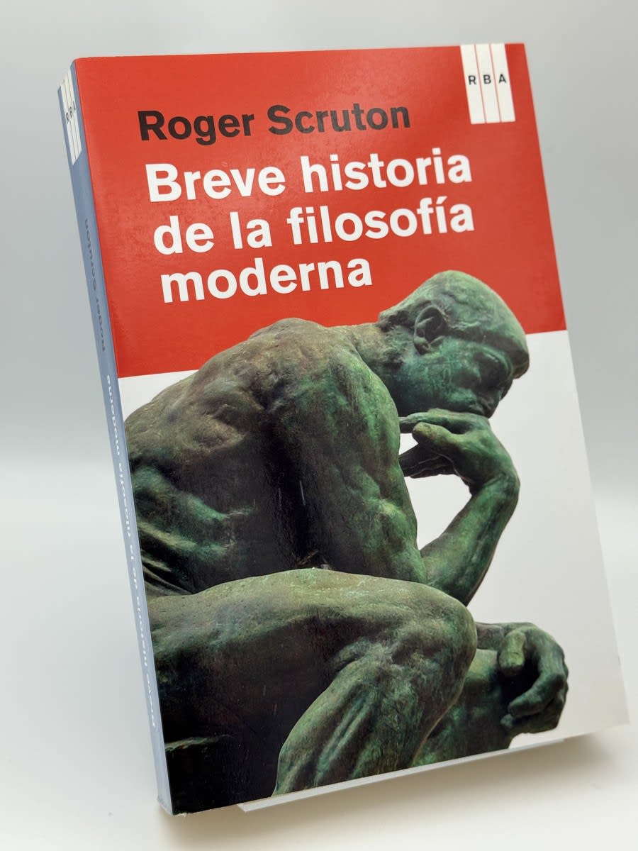 Portada de Breve historia de la filosofia moderna de Roger Scruton, libro de segunda mano