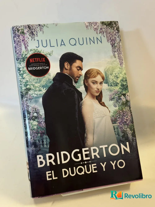 Portada de Bridgerton El Duque y Yo de Julia Quinn, libro de segunda mano