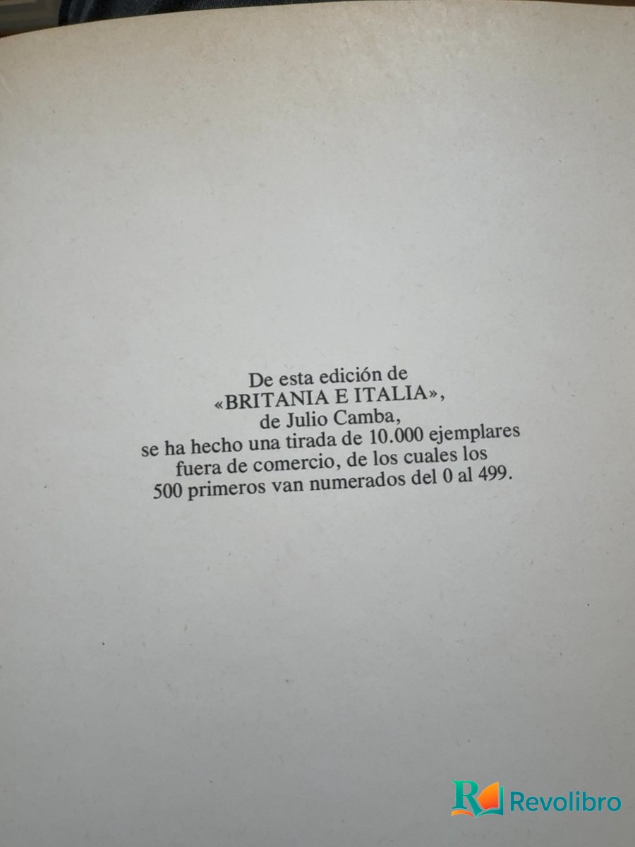 Foto 2 de Britania e Italia de Julio Camba, libro de segunda mano