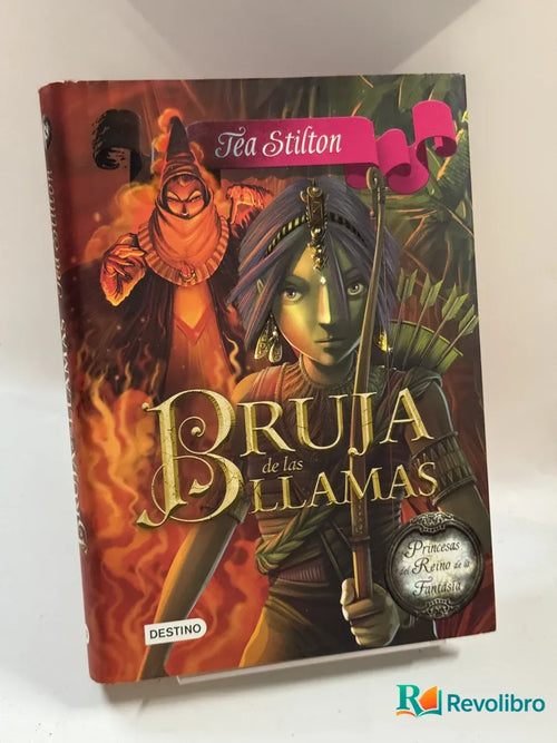 Portada de Bruja de las llamas de Tea Stilton, libro de segunda mano