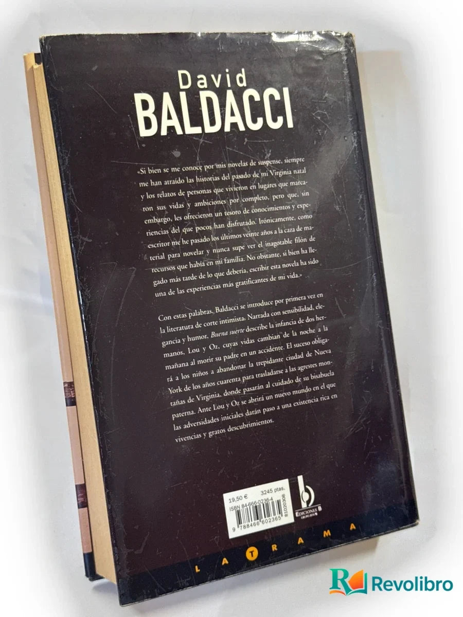 Foto 2 de Buena suerte - 1ª edición de David Baldacci, libro de segunda mano