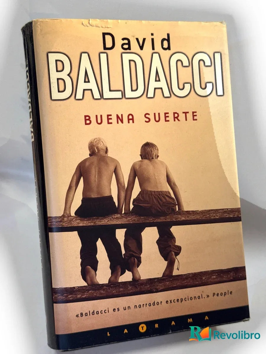 Portada de Buena suerte - 1ª edición de David Baldacci, libro de segunda mano
