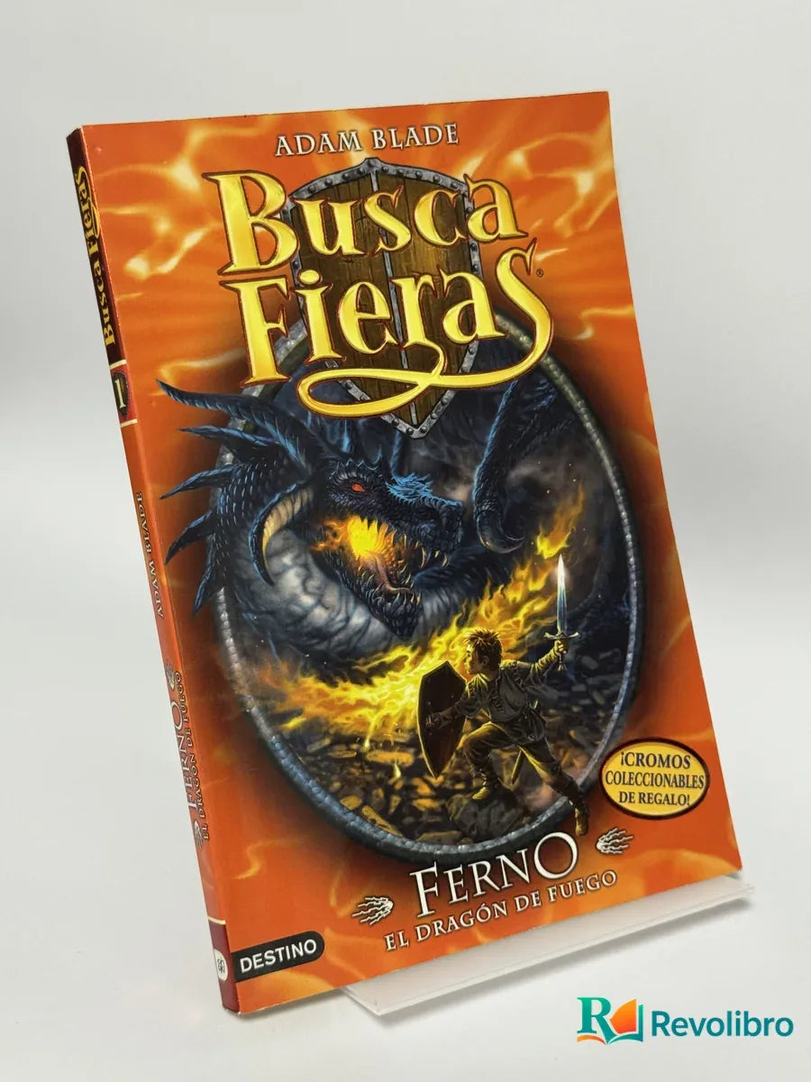 Portada de Busca Fieras Ferno de Adam Blade, libro de segunda mano