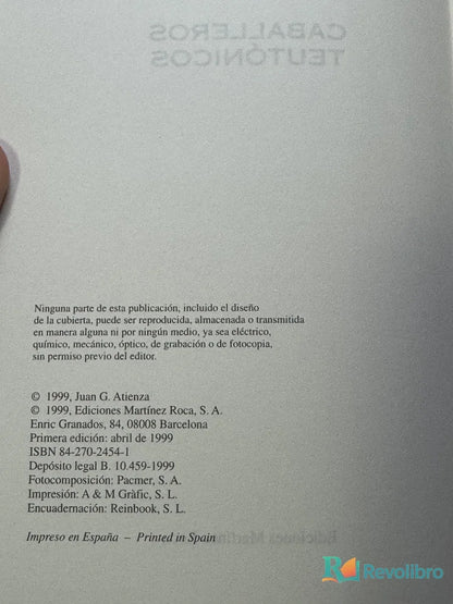 Foto 2 de Caballeros Teutónicos de J.g. Atienza, libro de segunda mano