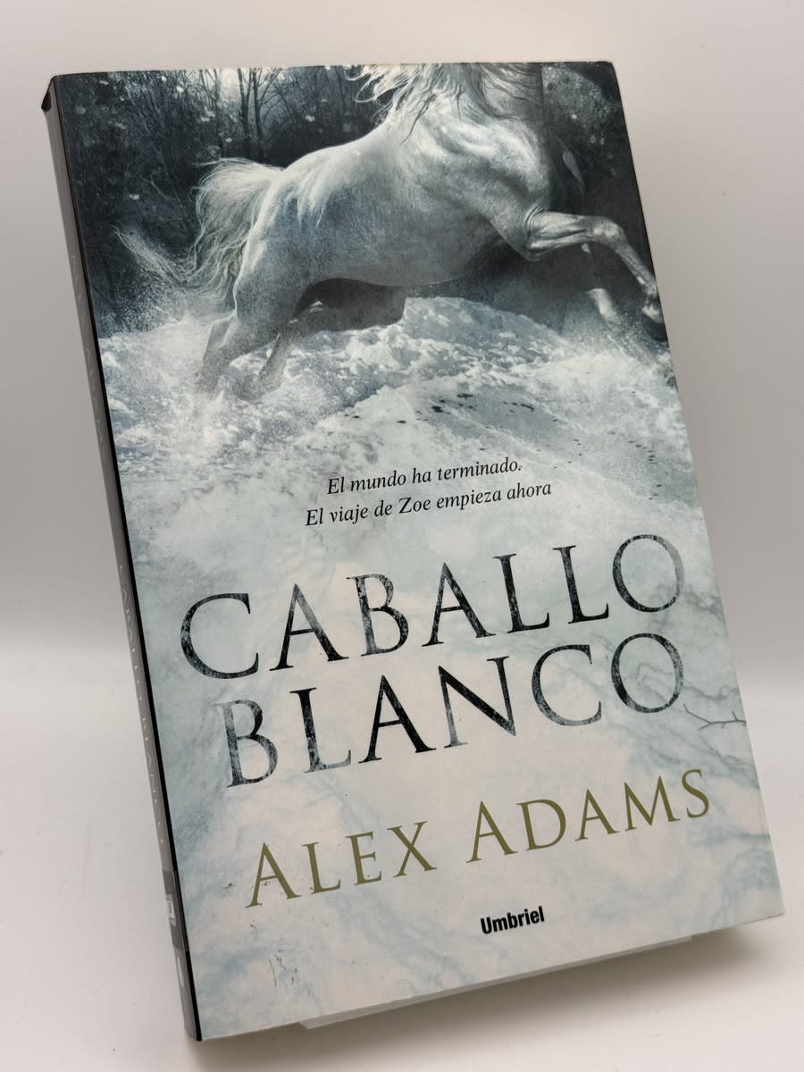 Portada de Caballo blanco de Alex Adams, libro de segunda mano