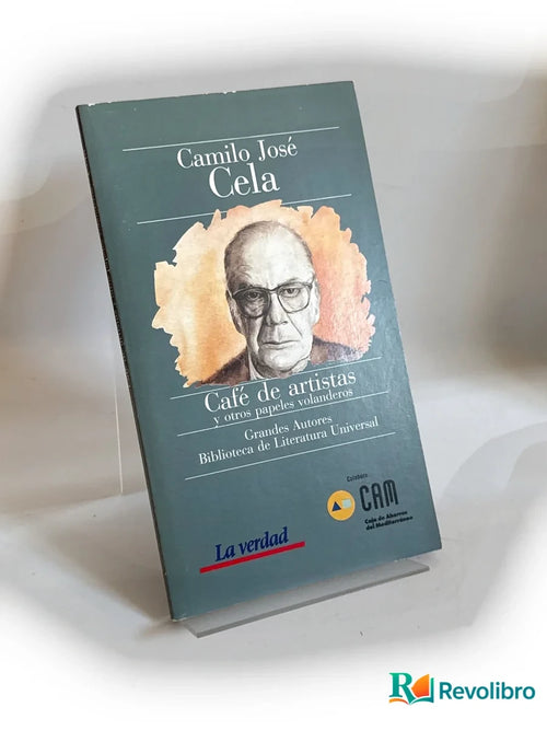 Portada de Café de artistas de Camilo José Cela, libro de segunda mano