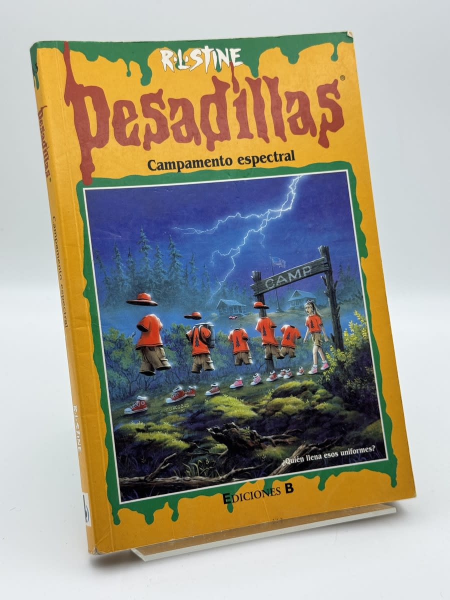 Campamento espectral - R. L. Stine - Portada