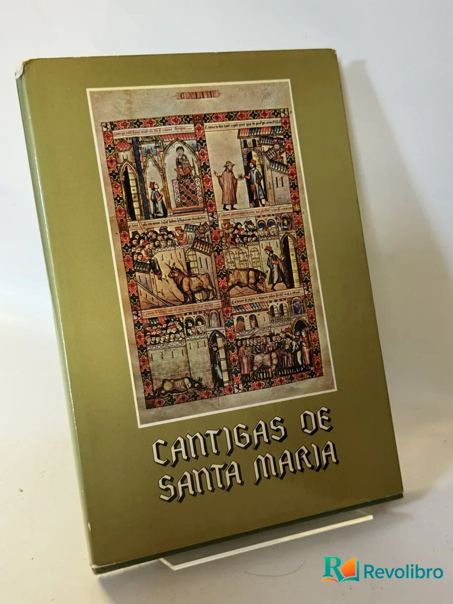 Portada de Cantigas de Santa María de Alfonso X el Sabio, libro de segunda mano