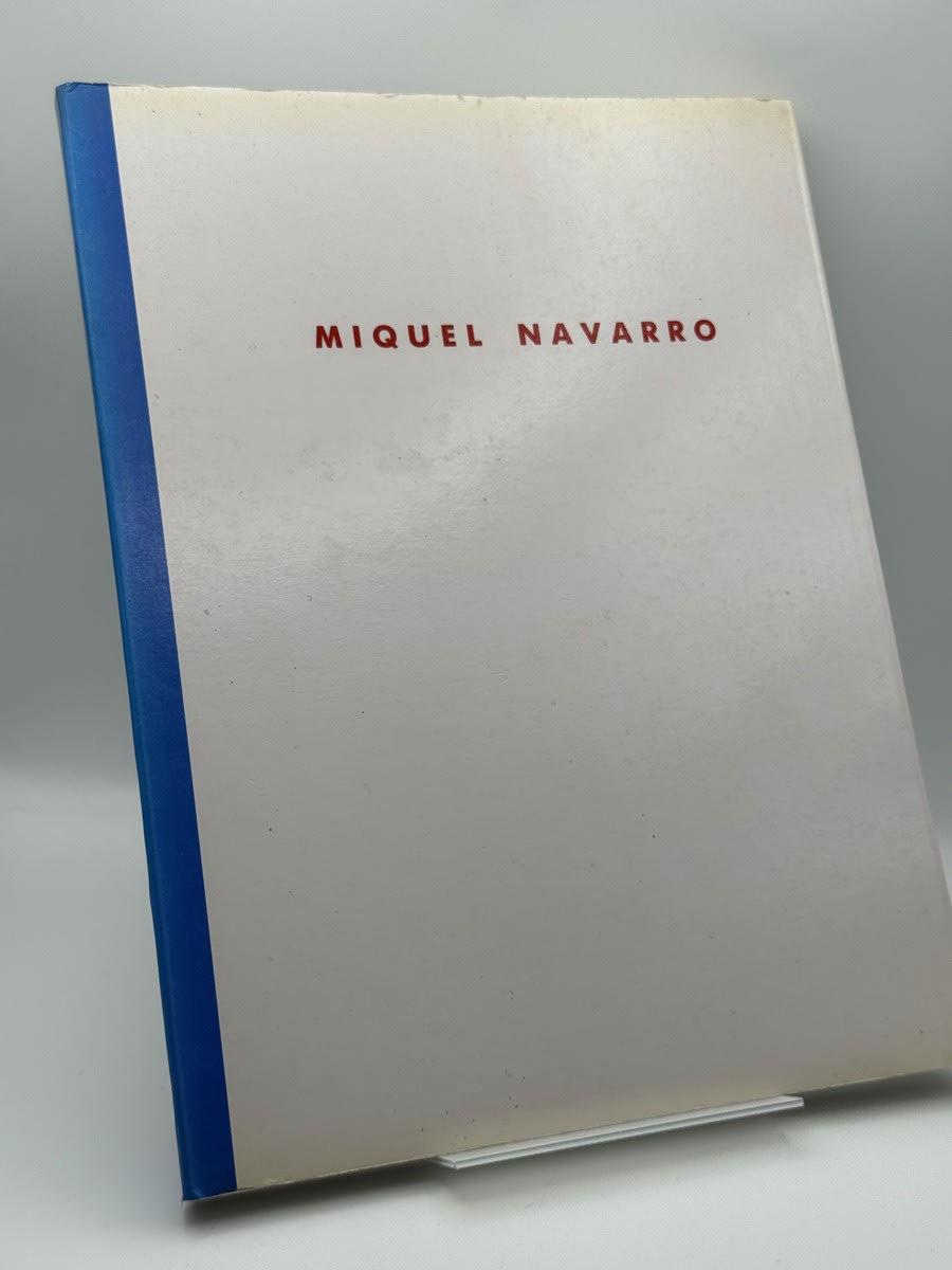 Catálogo de arte Miquel Navarro - Portada