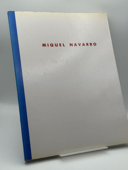 Catálogo de arte Miquel Navarro - Portada