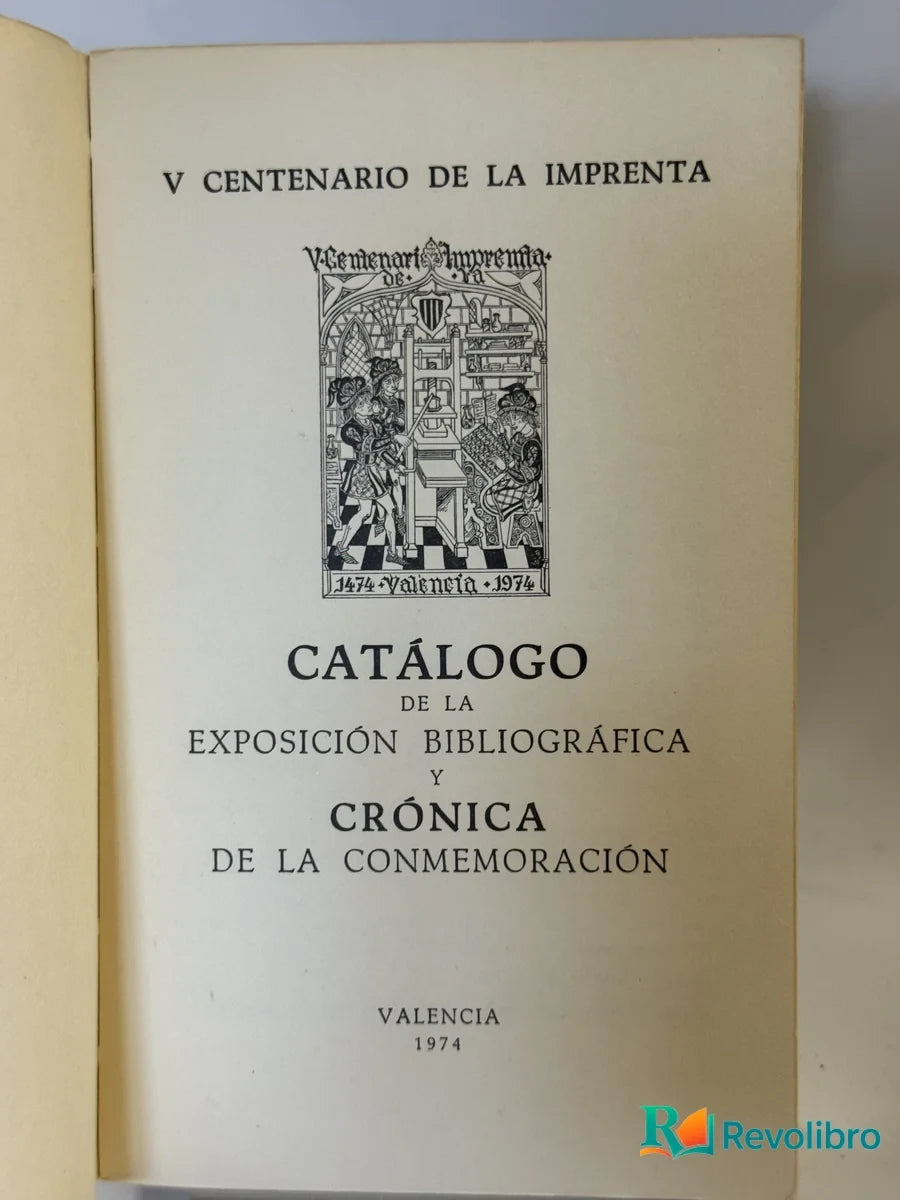Foto 2 de Catálogo de la Exposición Bibliográfica y Crónica de la Conmemoración de No disponible, libro de segunda mano