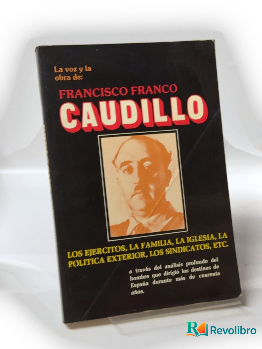 Portada de Caudillo de Francisco Franco, libro de segunda mano