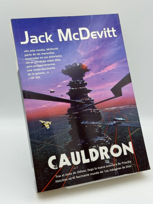 Portada de Cauldron de Jack McDevitt, libro de segunda mano
