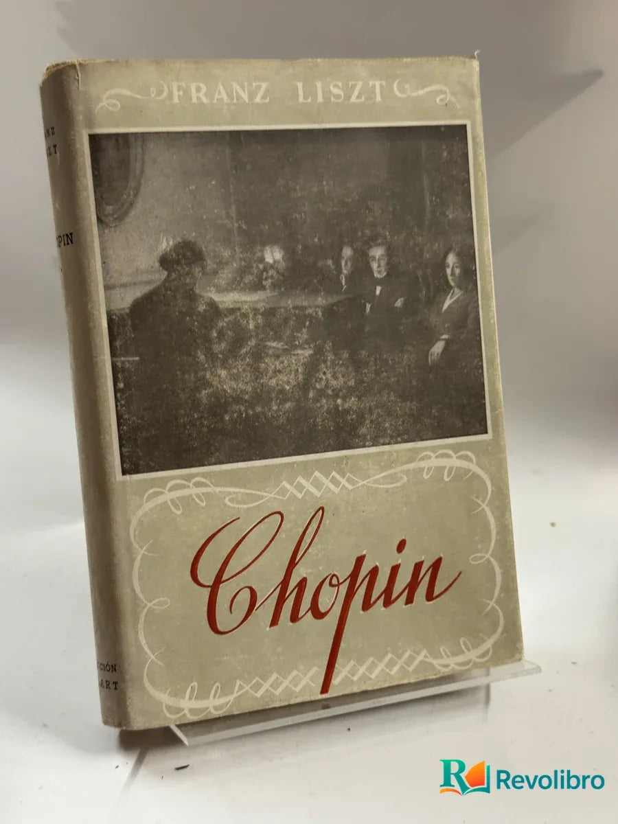 Portada de Chopin de Franz Liszt, libro de segunda mano